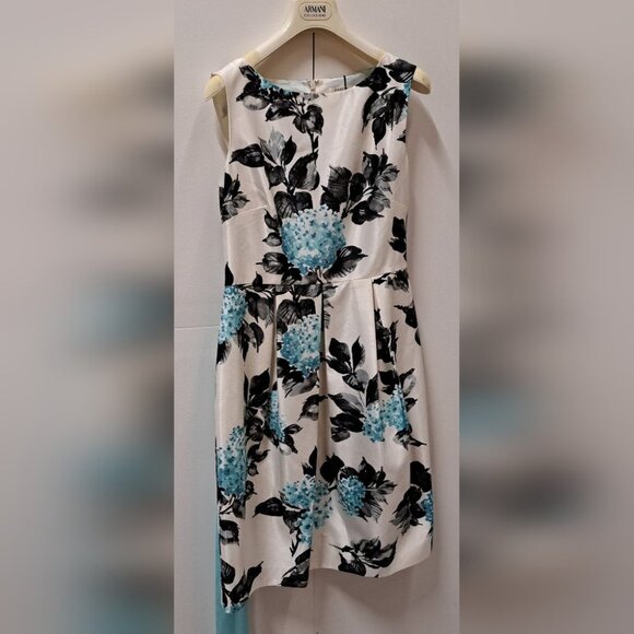 NWT Precis Petite Women's Dress Floral A-Line Sundress Belted Size 10 US - Picture 3 of 14